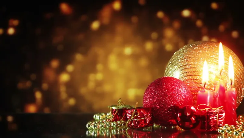 51动漫圣诞节庆祝氛围视频素材